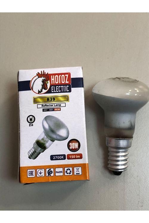 3 Adet Yedek Lav Lambası E14 R39 30W Spot Ampül