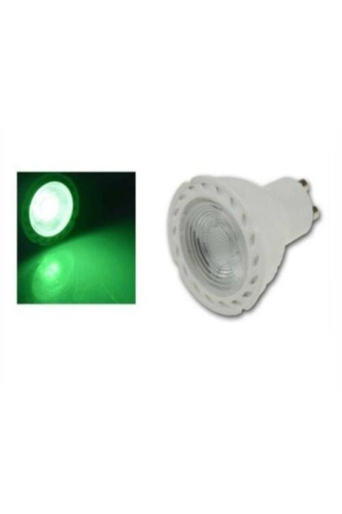 Osaka 7W Gu10 Led Çanak Ampul Yeşil Renk 5'Li Paket