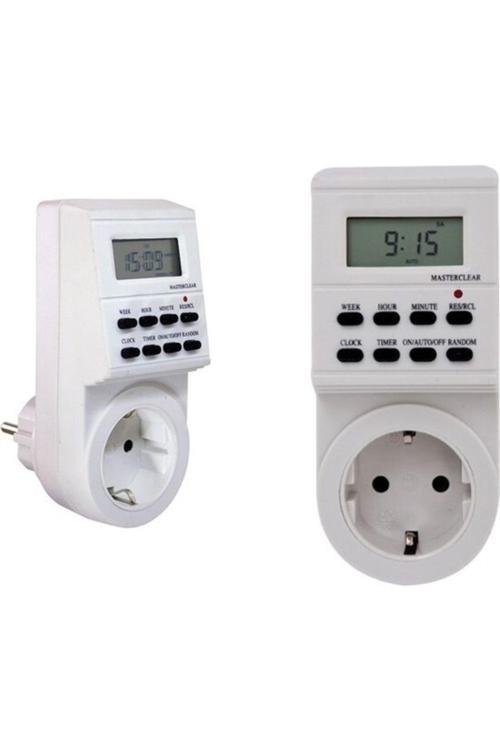 8 Programlı Dijital Zaman Saati Timer