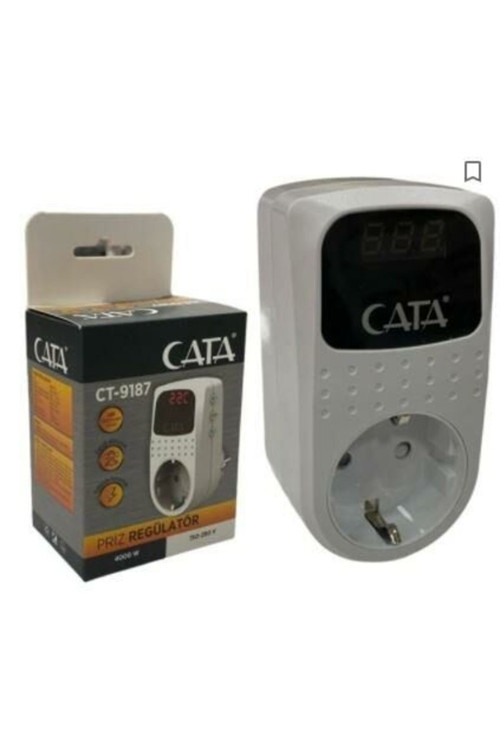 Cata Ct-9187 4000W Digital Akım Korumalı Priz