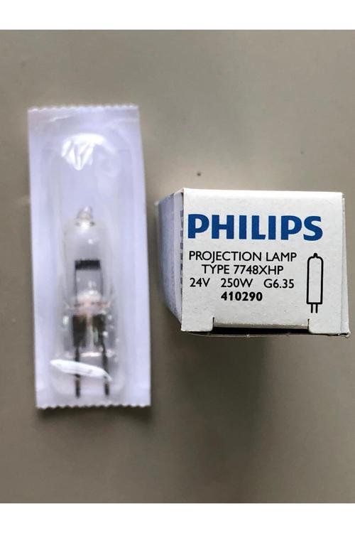 10 Adet Phılıps 7748Xhp  24V 250W G6,35 Halojen Lamba