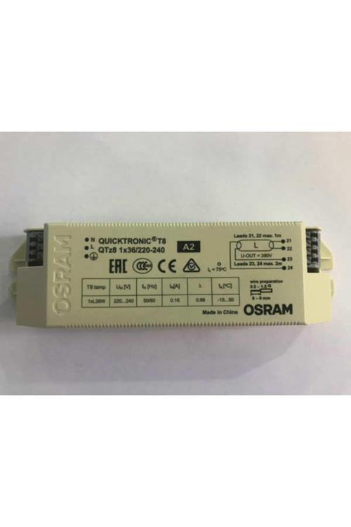 1 X 36W Elektronik Balast