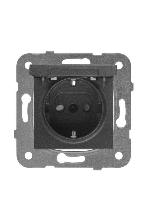 Novella Fume Kap Topraklı Priz Mek