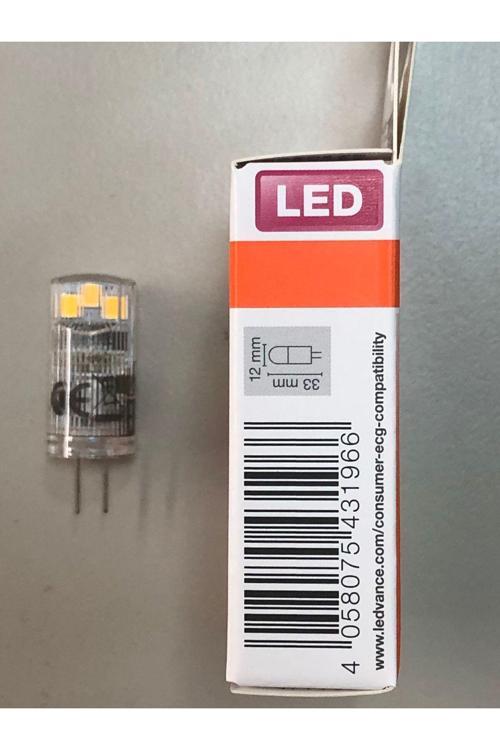 3 Adet G4 Led Lamba 12V 1,5W=200 Lümen 2700 Kelvin Sarı 15,000 Saat 12Mmx33Mm