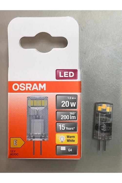 5 Adet G4 Led Lamba 12V 1,5W=200 Lümen 2700 Kelvin Sarı 15,000 Saat 12Mmx33Mm