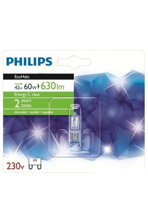 3 Adet Ecohalo Mv Caps 42W G9 Cl - Sarı Işık
