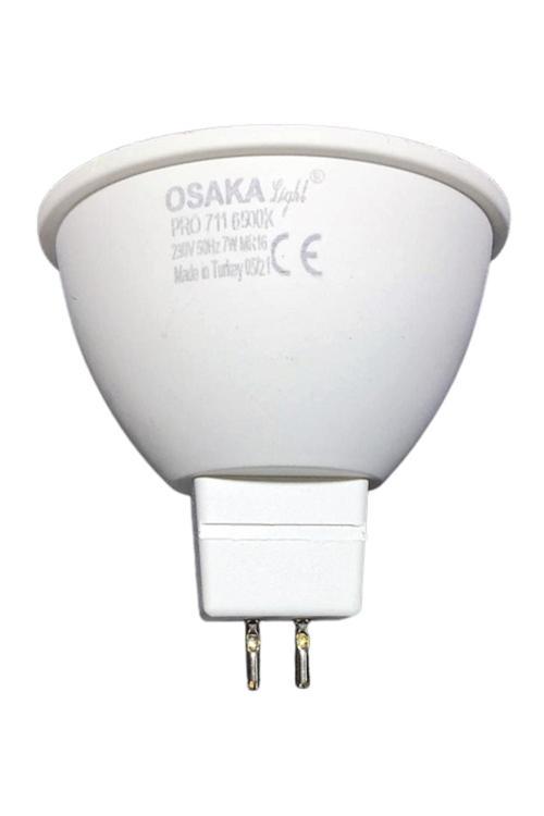 7W Mr16 (Gu5.3 ) Iğne Bacak Led Çanak Ampul Beyaz Işık 6500K Pro 711 Smd 220V