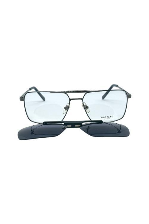 Mu7304 04 Mavi Işık Korumalı Ekran Gözlüğü + Polarize Lens Mıknatıslı Klips