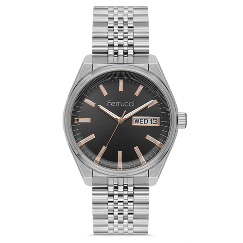 FER.03506M.03 Çelik Kordon Erkek Kol Saati