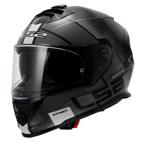 STORM 2 KASK KAPALI EPIC SİYAH-BEYAZ