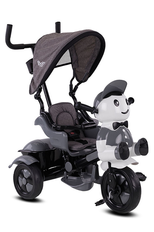 125A Yupi Triycle 3 Tekerli Kontrollü Bisiklet (Pedli) Gri