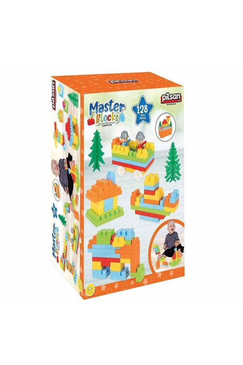 Master Bloklar Aksesuarlı 128 Parça