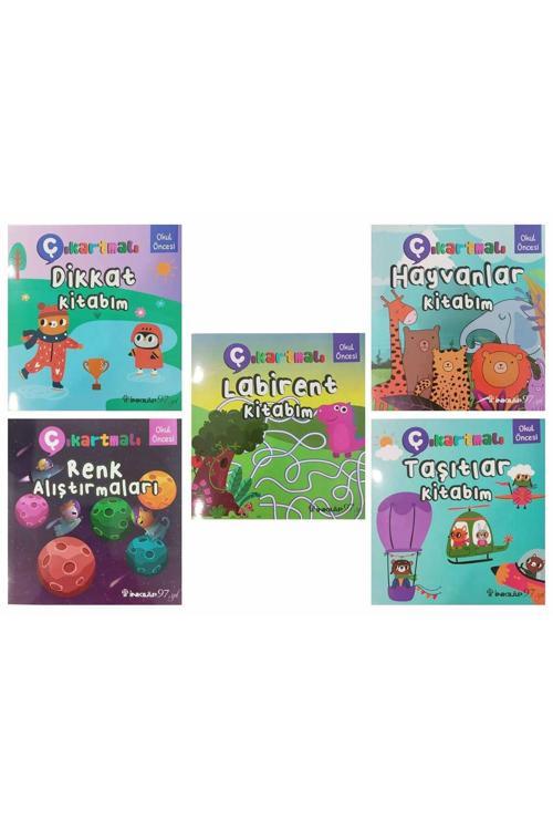 Okul Öncesi Çıkartmalı Kitaplar Serisi 5 kitap