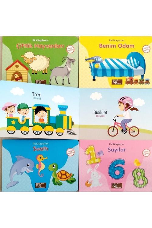 Ilk Kitaplarım Bebeğimin Ilk Kitapları Türkçe Ingilizce Set 6 Kitap