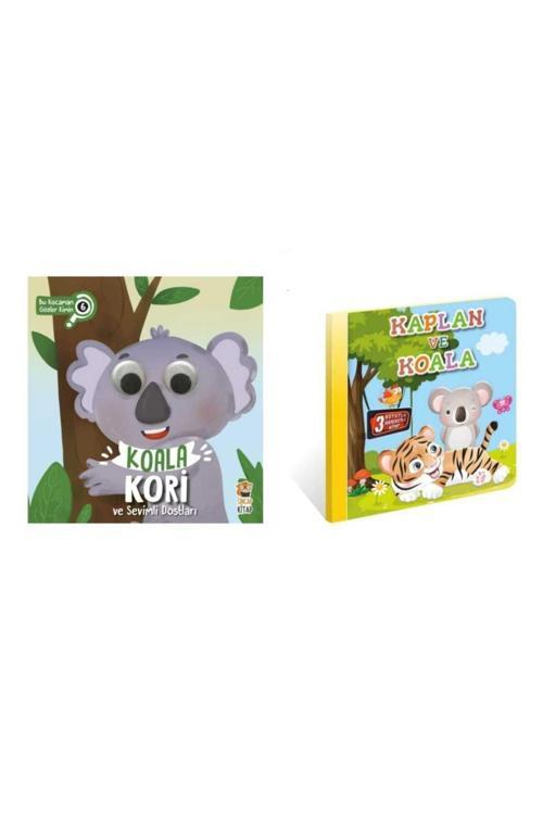 Bu Kocaman Gözler Kimin Koala Kori ve Sevimli Dostları -3 boyutlu Hareketli Kitap Kaplan MAX