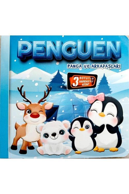3 Boyutlu Hareketli Kitap Penguen Panga Ve Arkadaşları,pop-up Kitap