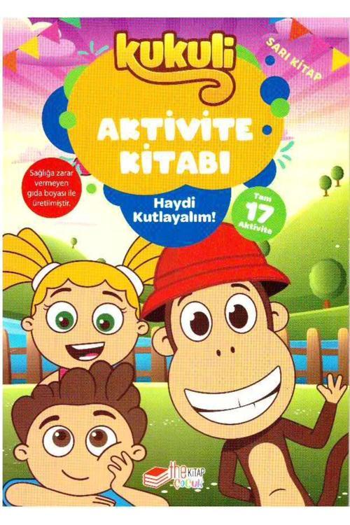 4 Yaş Eğitici Eğlendirici Kukuli Aktivite Kitabı - Sarı Kitap