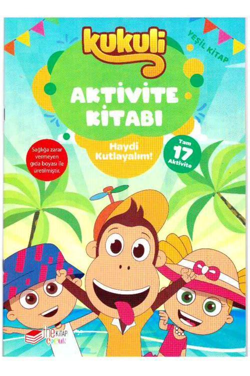 4 Yaş Eğitici Eğlendirici Kukuli Aktivite Kitabı - Yeşil Kitap