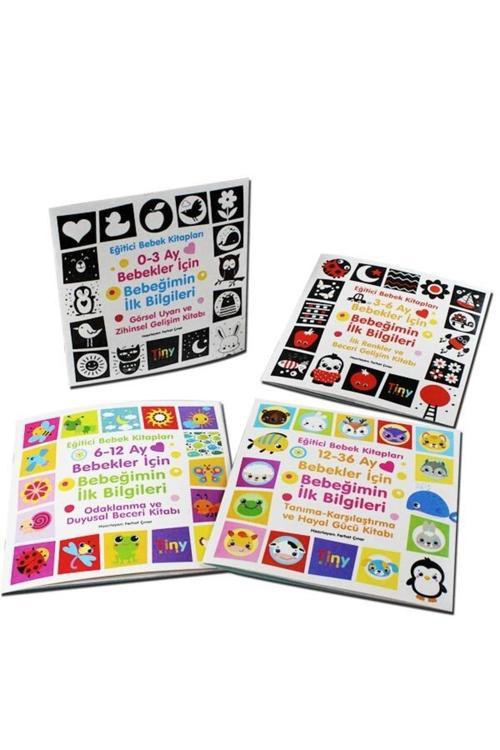 Eğitici Bebek Kitapları Seti - 4 Kitap