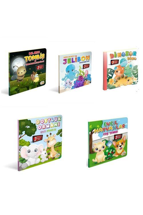 3 Boyutlu, Hareketli Kitaplar 5lı Set Pop-up Kitaplar