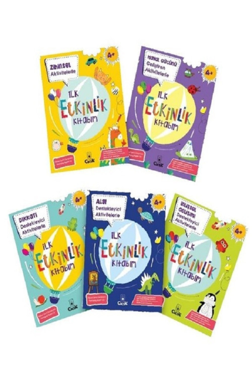 Ilk Etkinlik Kitabım Serisi Seti - 5 Kitap Takım - 4+ Yaş