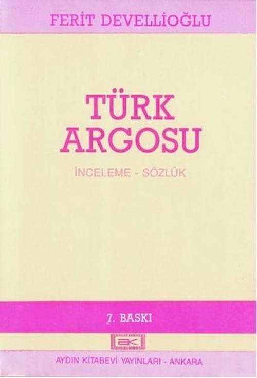 Aydın Kitabevi Türk Argosu