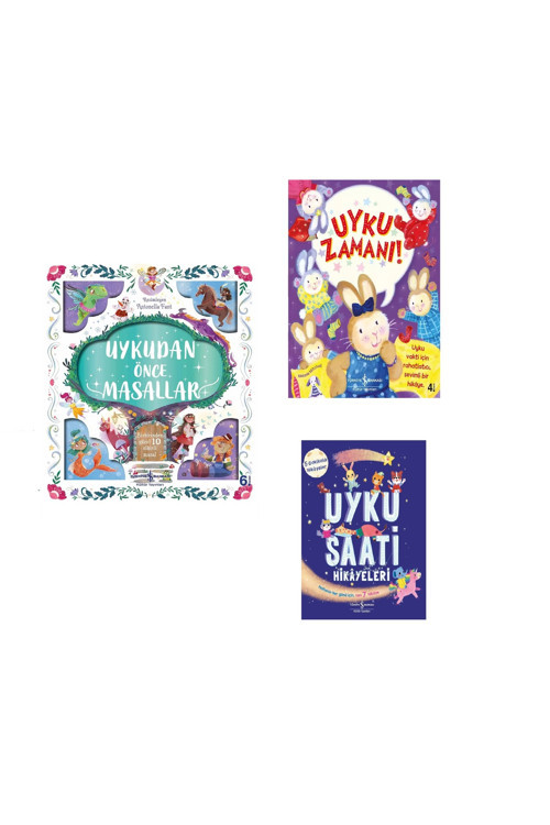 Uykudan Önce Masallar -Uyku Saati-Uyku Zamanı 3 kitap