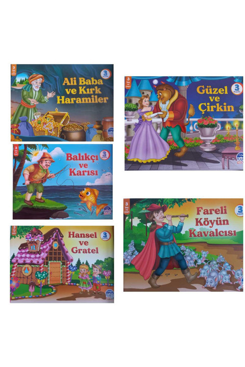 Klasik masallar Serisi (3 Boyutlu ) 5 Kitap