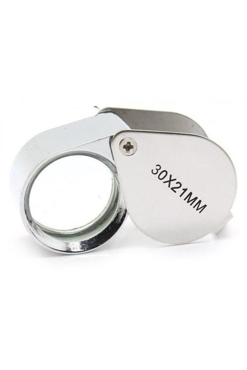 Cep Tipi Işıklı Mini Büyüteç 30X Mg-55367