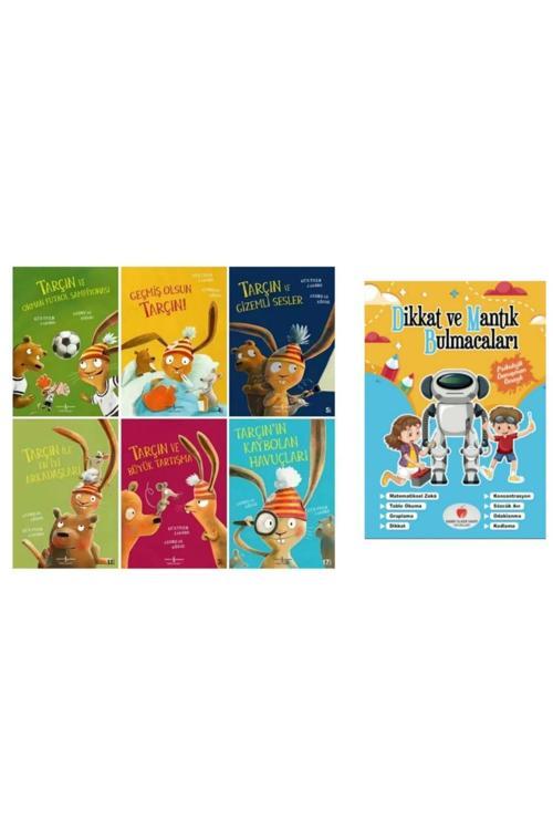 Tarçın Serisi 6 Kitap Seti-Dikkat ve  Mantık Bulmacaları Hediyeli
