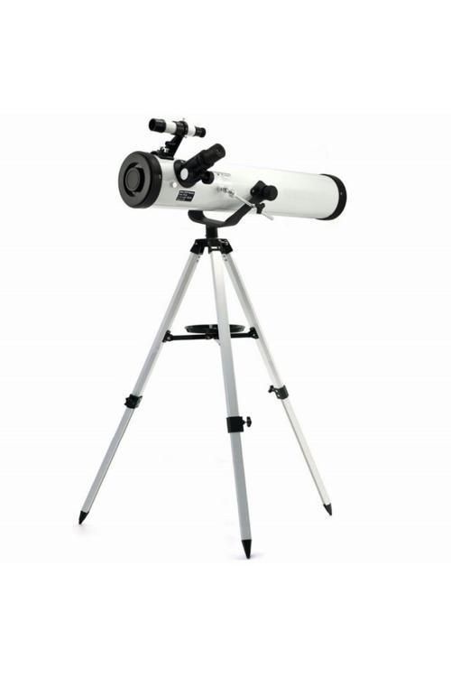 76 X 700 Profesyonel Aynalı Uzay Teleskopu Beyaz