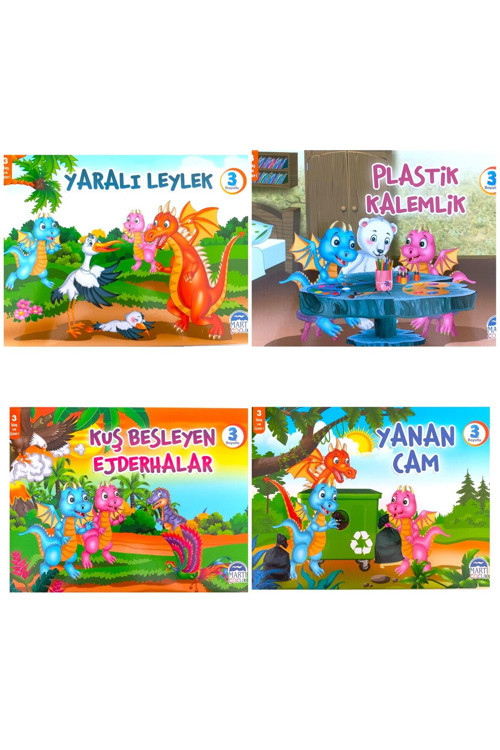 3 Boyutlu Kitap Serisi 4 kitap-SET2