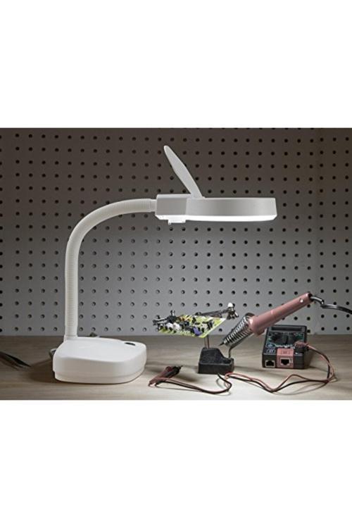 3,5X Floresan Işıklı Masa Büyüteç Lambası 808A