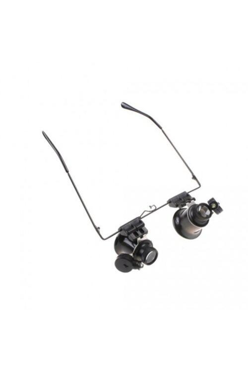 Gözlük Model Çıft Led Aydınlatma ,Saat Onarımı Için Harika Büyüteç