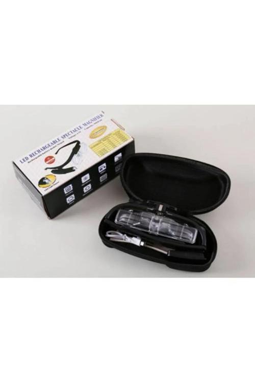 Şarjlı Gözlük Büyüteç