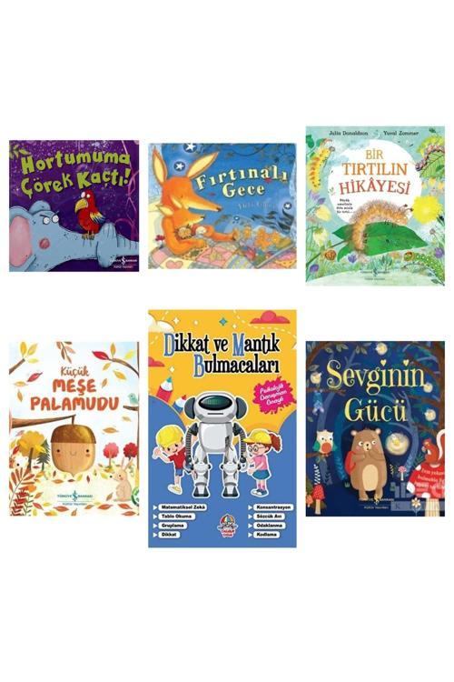 İş Bankası Yayınları 5 Kitap ve Dikkat ve Mantık Bulmacaları SET