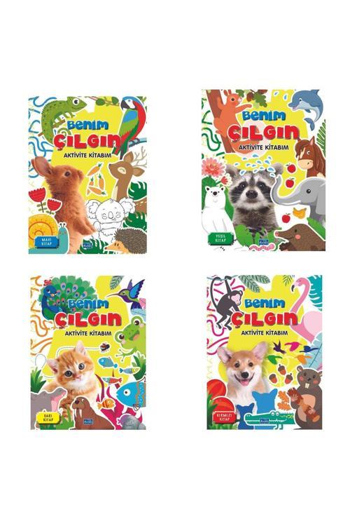 3+ YAŞ - BENİM ÇILGIN AKTİVİTE KİTABİM  4 KİTAP SET
