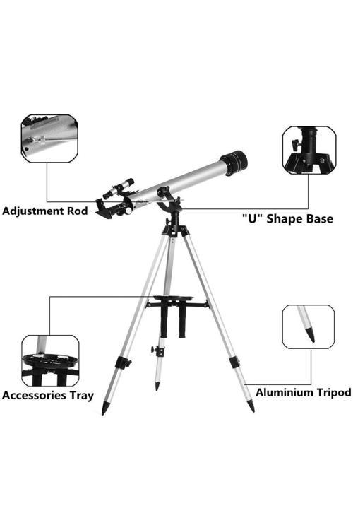 Nikula 700X60 Teleskop Kara Uzay Teleskobu 6Mt1000Mt