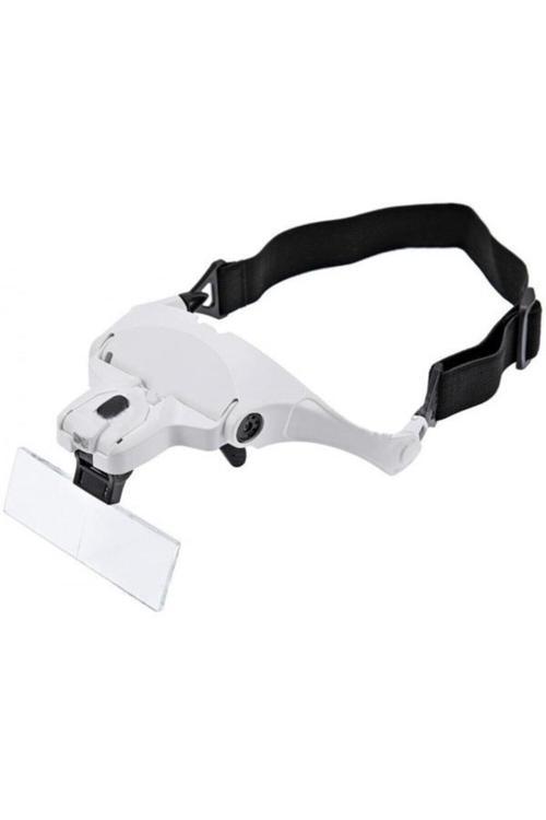 Gözlük Tipi Led Işıklı Kafa Büyüteci