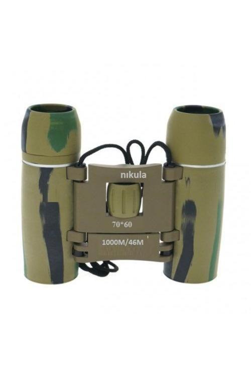 70X60 Nikula Cepte Taşımalı Kauçuk Kaplamalı Mini Dürbün
