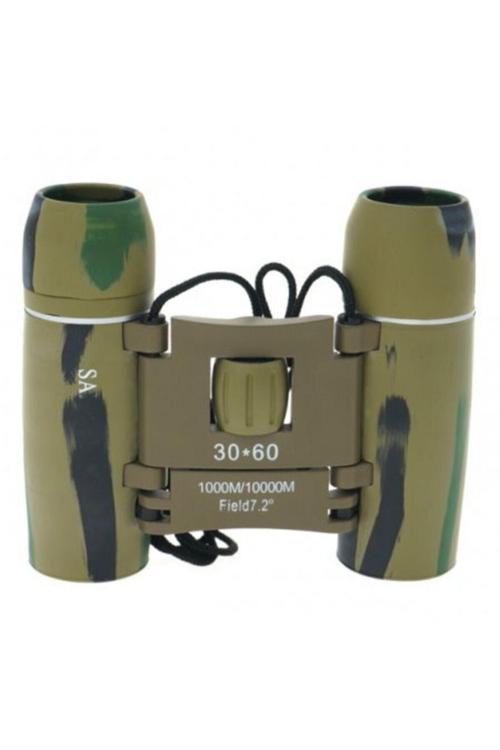 30X60 Cepte Taşımalı Kauçuk Kaplamalı Av Dürbünü Mini Dürbün Mercekli Başlangıç Dürbünü Askeri Model