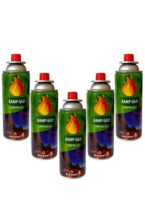 5 Adet 227 Gr Gaz Kartuşu Set Beşli Pürmüz Gaz Kartuş Seti