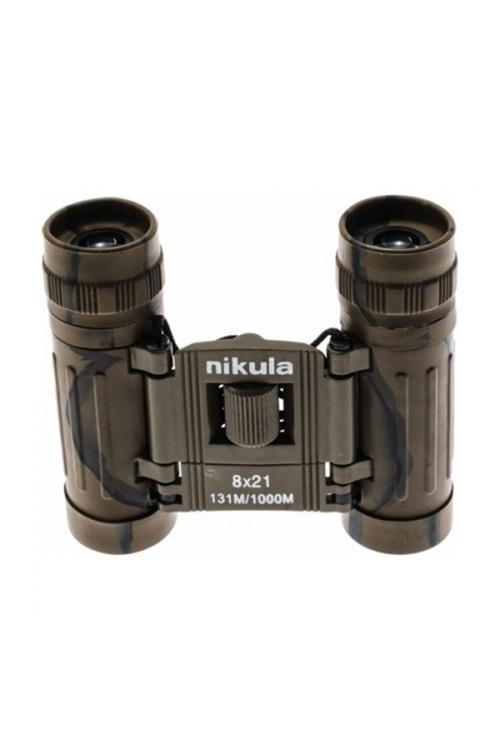 8X21 Nikula Dürbün Kamuflaj  Av Dürbünü 131M/1000M Kauçuk Kaplama