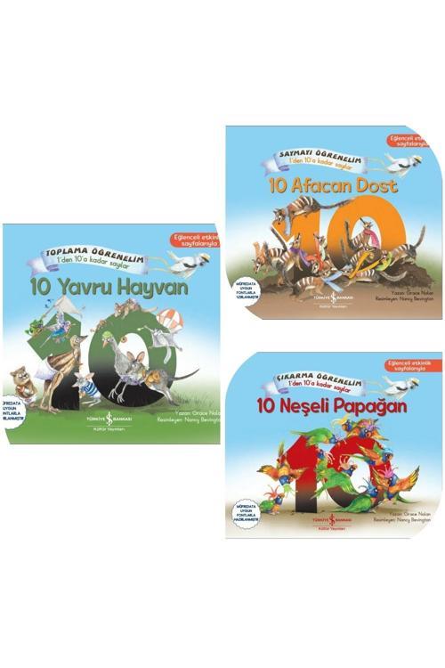 1'den 10'a Kadara Sayılar Seti 3 Kitap