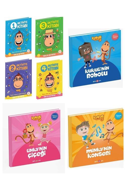 Hikaye Ve Aktivite Kitapları Seti 7 Kitap Set(4 -3)
