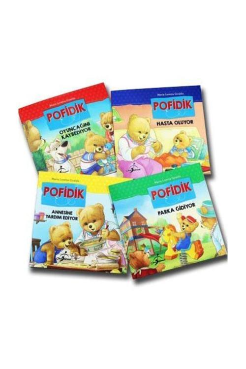 Pofidik Çocuklar Için Hikaye Seti 4 Kitap 128 Sayfa - Elit Kitap Evi