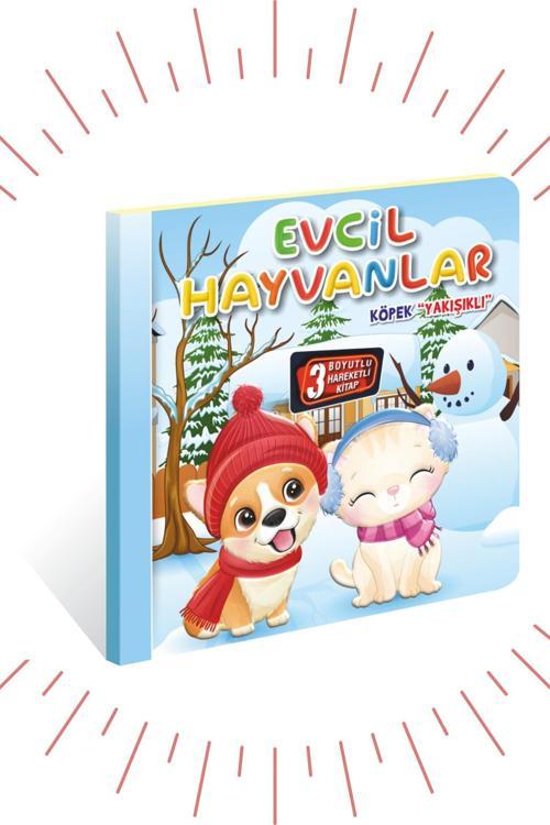 3 Boyutlu Ve Hareketli Kitaplar 2 "evcil Hayvanlar Köpek Yakışıklı" Pop-up Kitap