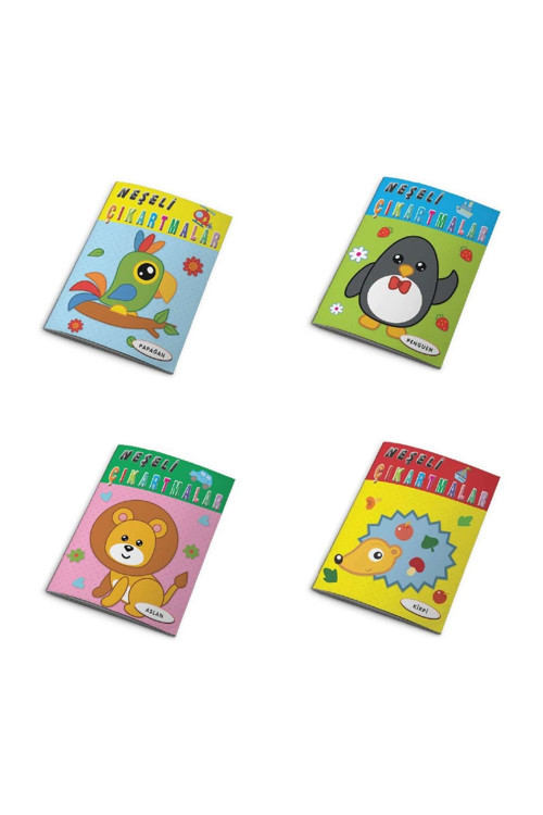 Neşeli Çıkartmlar 4 kitap