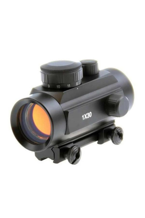 Siyah 1X30 Eg Kırmızı Yeşil Işıklı Red Dot Rd001