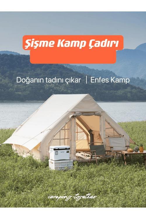 Otomatik Şişme Çadır 4 Mevsim (Şeffaf Pencere Yok)